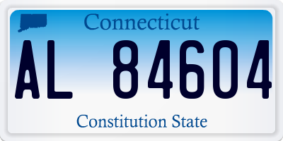 CT license plate AL84604