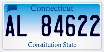 CT license plate AL84622