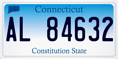 CT license plate AL84632