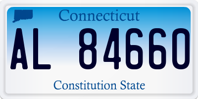 CT license plate AL84660