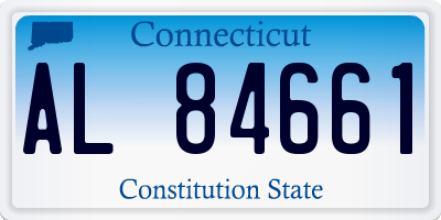 CT license plate AL84661