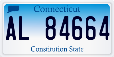 CT license plate AL84664