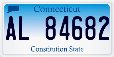 CT license plate AL84682