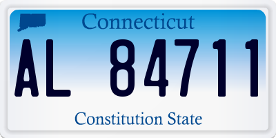 CT license plate AL84711