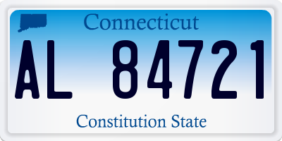 CT license plate AL84721
