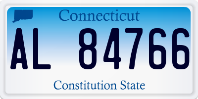 CT license plate AL84766