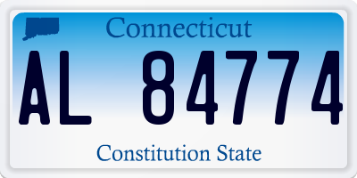 CT license plate AL84774