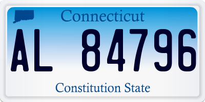 CT license plate AL84796