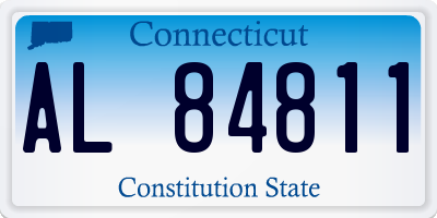 CT license plate AL84811