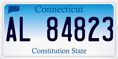 CT license plate AL84823
