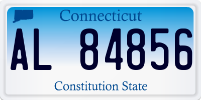 CT license plate AL84856