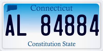 CT license plate AL84884