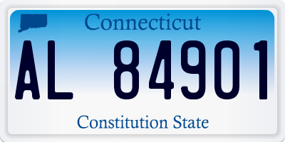 CT license plate AL84901