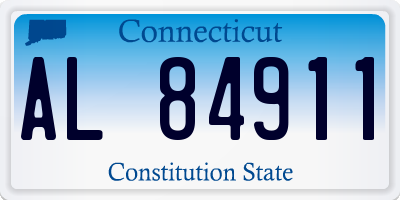 CT license plate AL84911