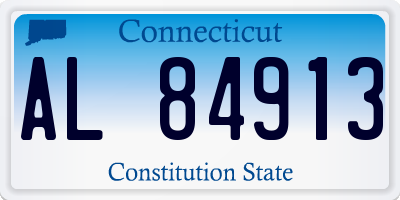 CT license plate AL84913