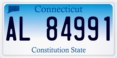 CT license plate AL84991