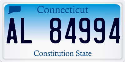 CT license plate AL84994