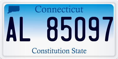 CT license plate AL85097