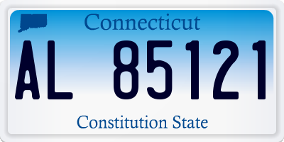 CT license plate AL85121