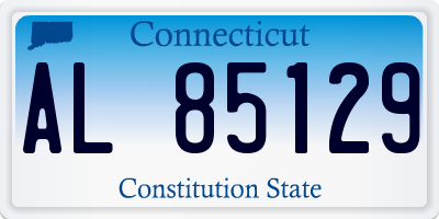 CT license plate AL85129