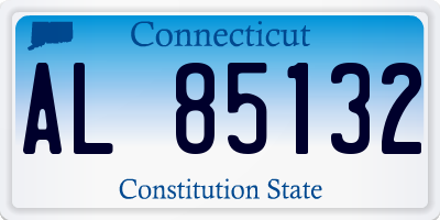 CT license plate AL85132