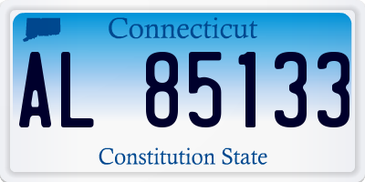 CT license plate AL85133