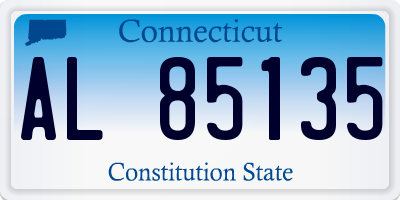 CT license plate AL85135