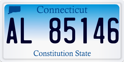 CT license plate AL85146