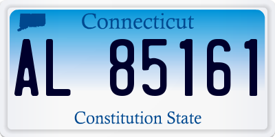 CT license plate AL85161