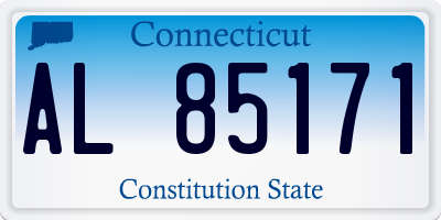 CT license plate AL85171