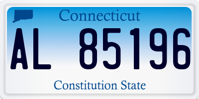 CT license plate AL85196