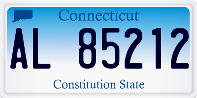 CT license plate AL85212