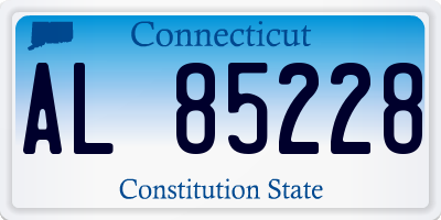 CT license plate AL85228