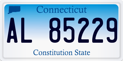 CT license plate AL85229