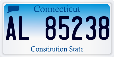 CT license plate AL85238