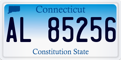 CT license plate AL85256