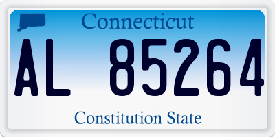 CT license plate AL85264