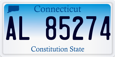 CT license plate AL85274