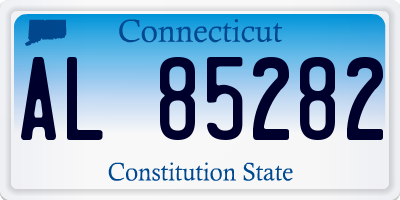 CT license plate AL85282