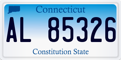CT license plate AL85326