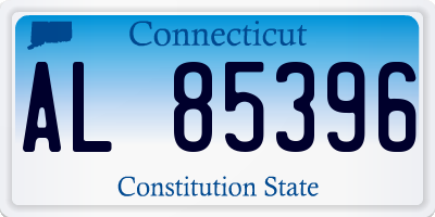 CT license plate AL85396