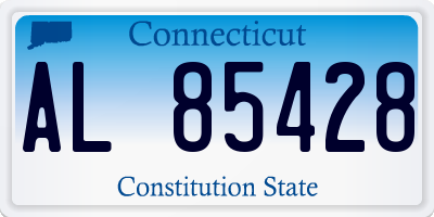CT license plate AL85428