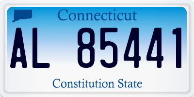 CT license plate AL85441