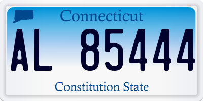 CT license plate AL85444