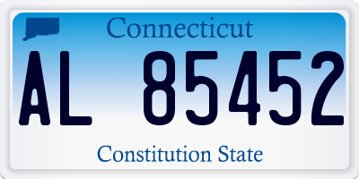 CT license plate AL85452