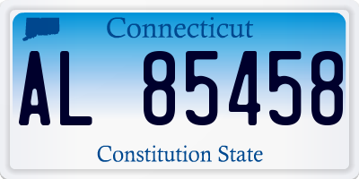CT license plate AL85458