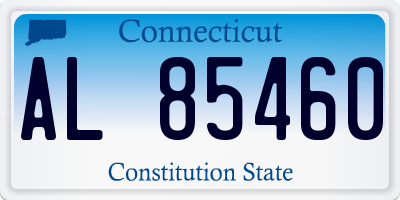 CT license plate AL85460