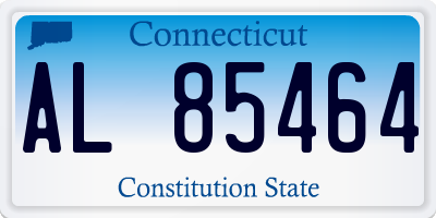 CT license plate AL85464