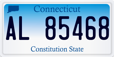 CT license plate AL85468
