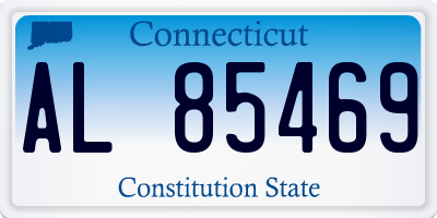 CT license plate AL85469